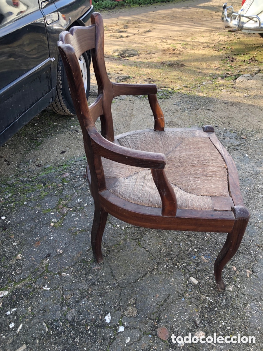 Antig&uuml;edades: Sillon en madera de roble - Foto 5