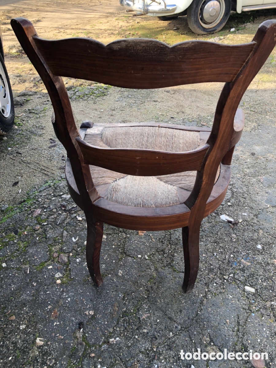 Antig&uuml;edades: Sillon en madera de roble - Foto 6