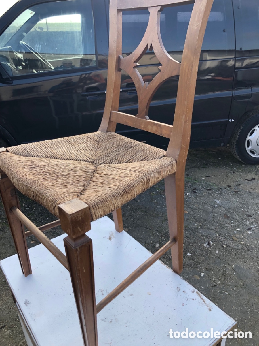 Antig&uuml;edades: Silla en nogal - Foto 2