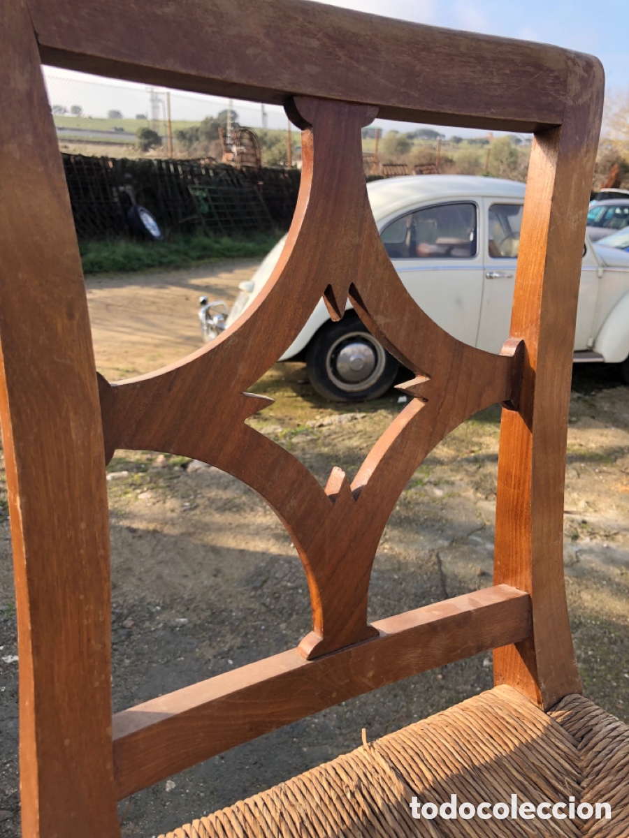 Antig&uuml;edades: Silla en nogal - Foto 7