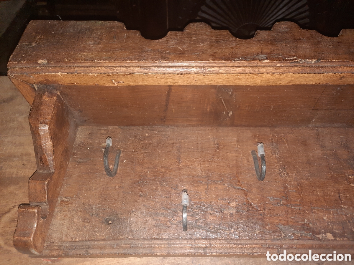 Antig&uuml;edades: Colgador, perchero de pared - Foto 7