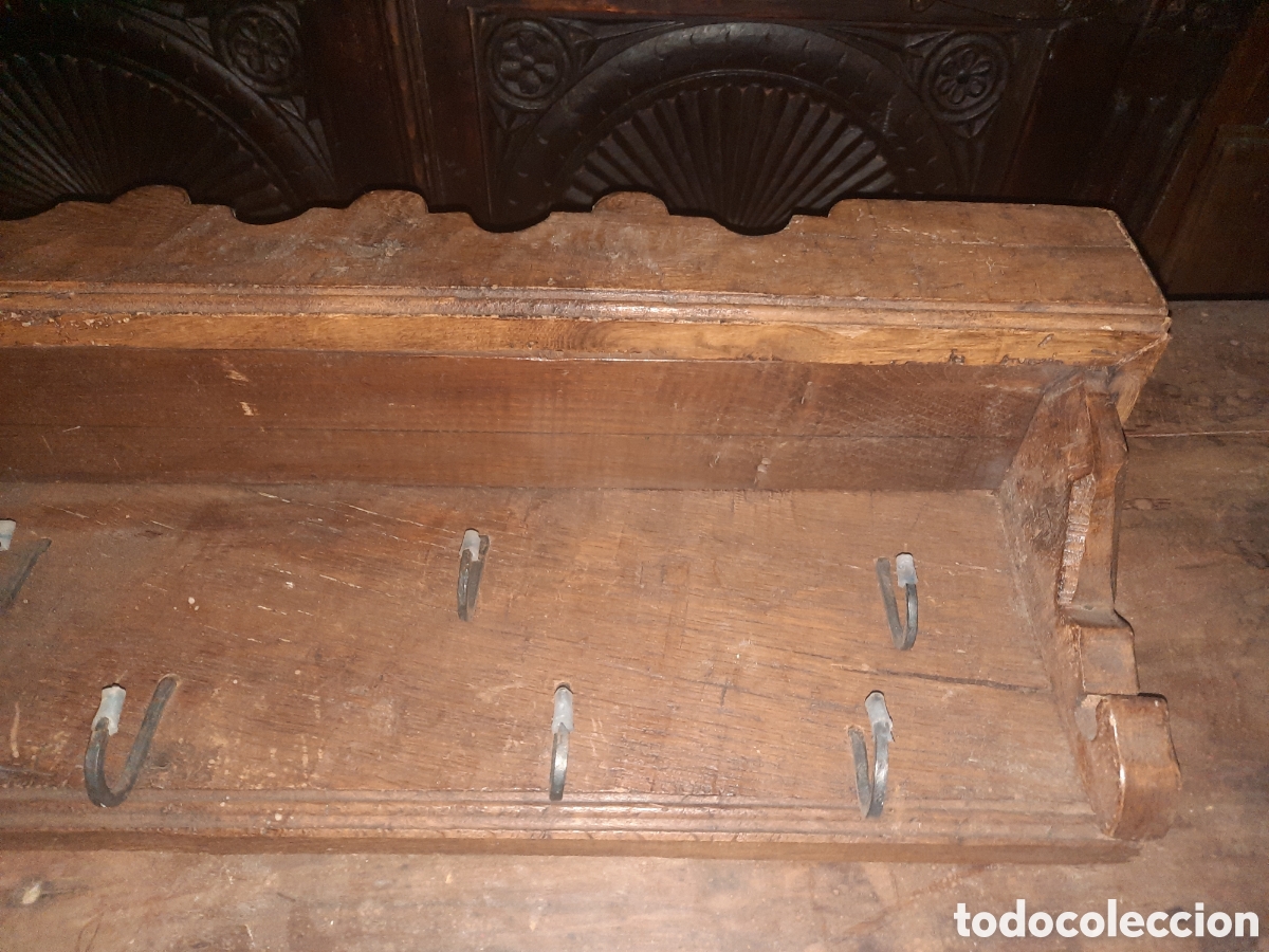 Antig&uuml;edades: Colgador, perchero de pared - Foto 9