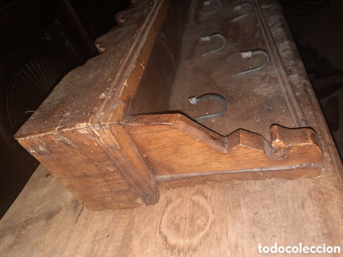 Antig&uuml;edades: Colgador, perchero de pared - Foto 11