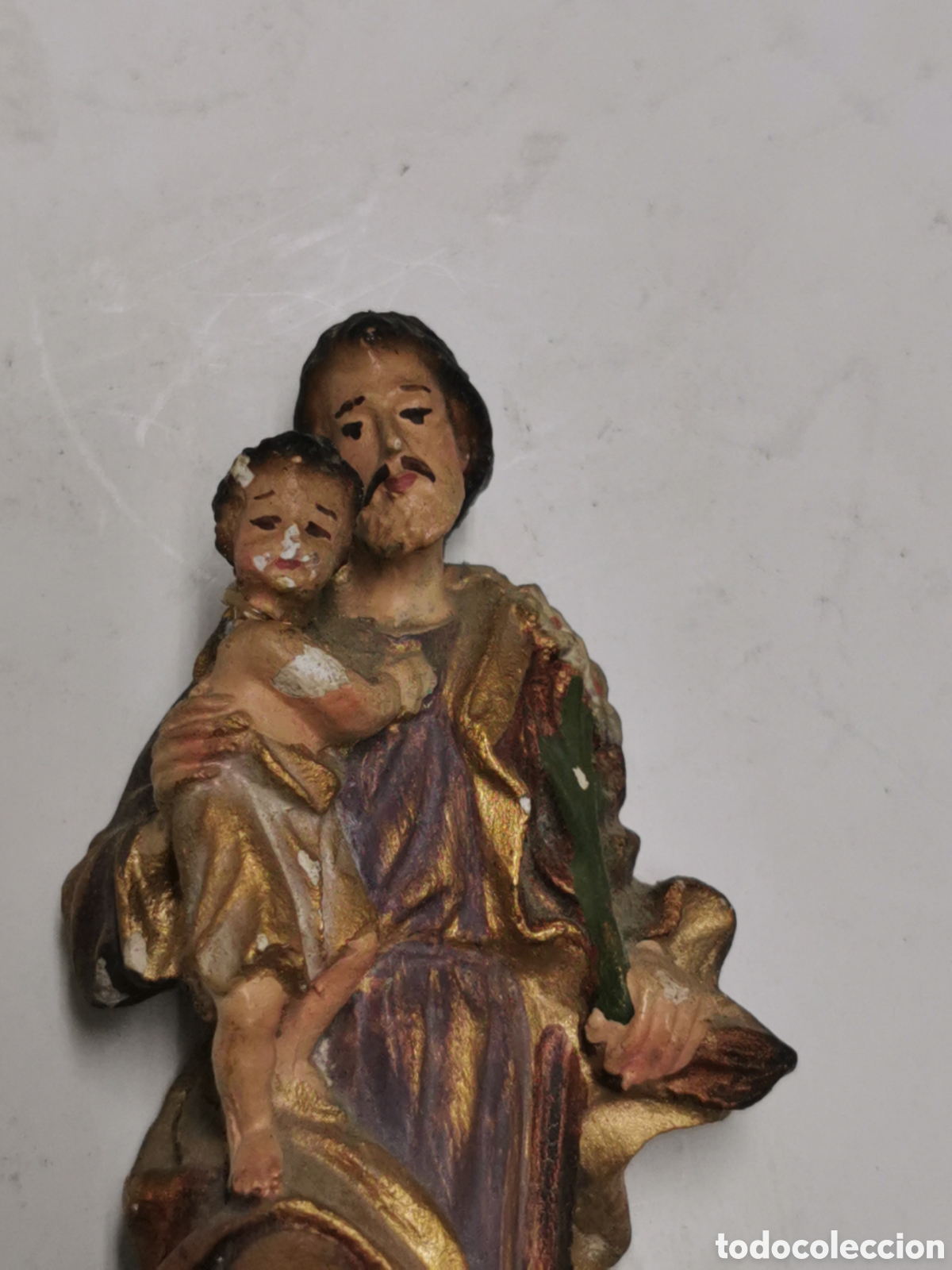 Antig&uuml;edades: San Jos&eacute; con ni&ntilde;o - Foto 3