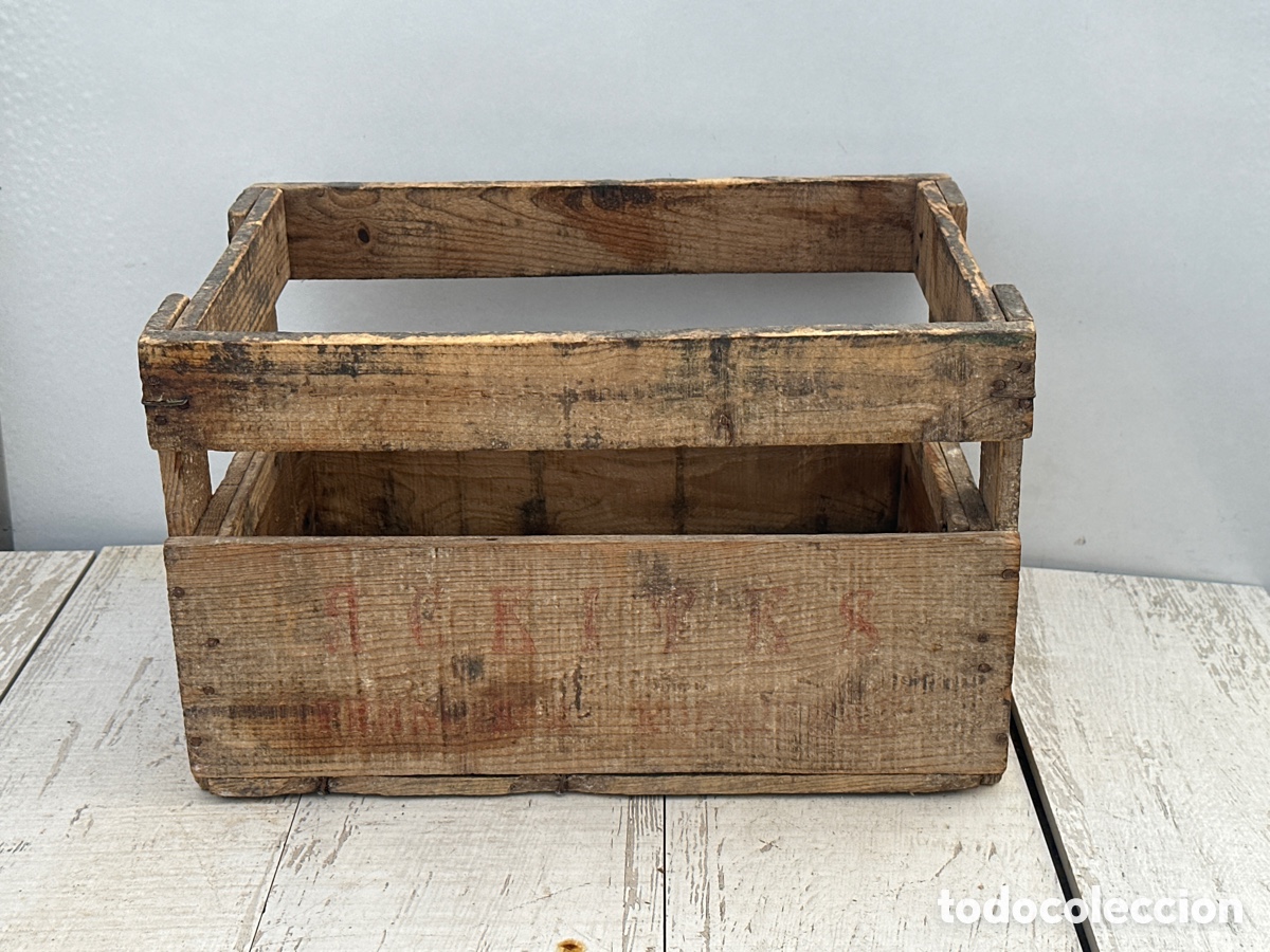Antig&uuml;edades: Caja de madera antigua - Foto 2