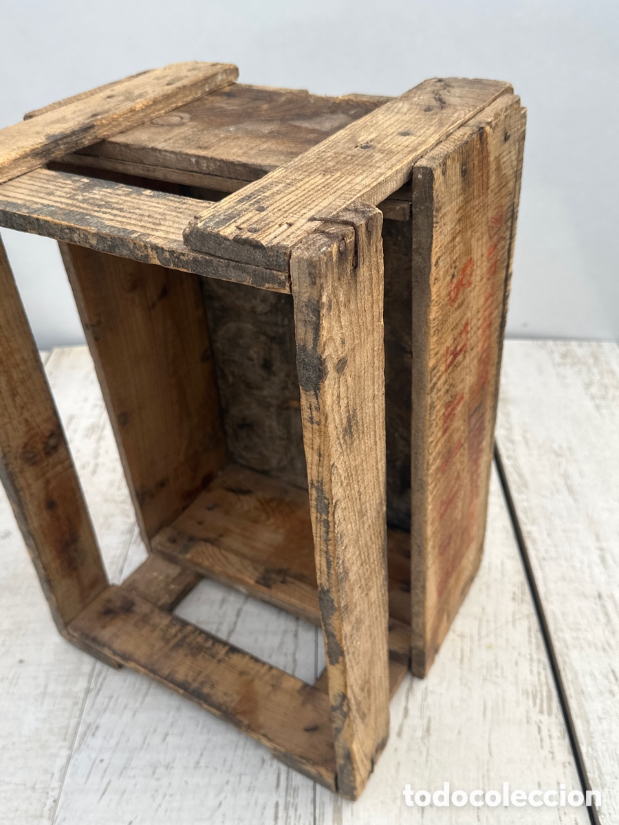 Antig&uuml;edades: Caja de madera antigua - Foto 3