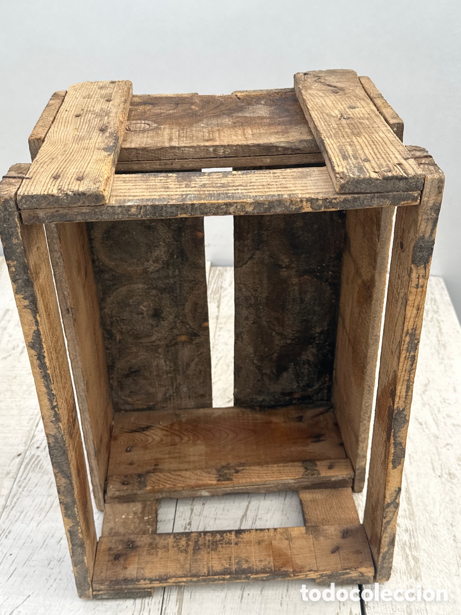 Antig&uuml;edades: Caja de madera antigua - Foto 1