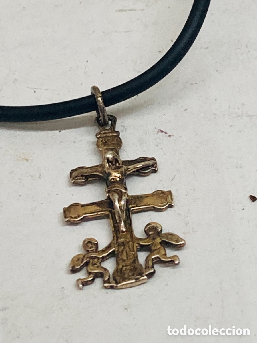 Antig&uuml;edades: Collar Cruz de plata - Foto 2