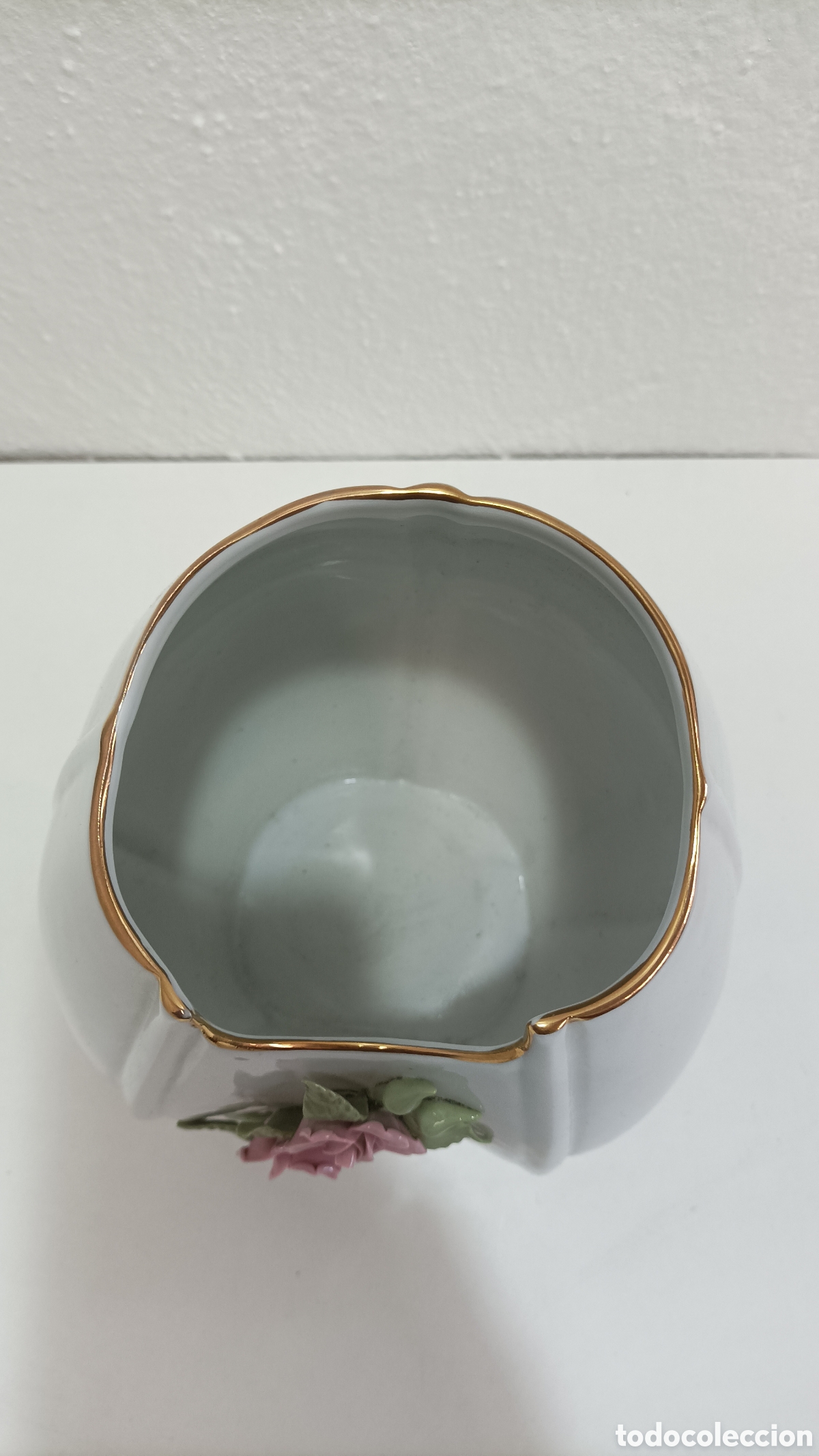 Antig&uuml;edades: FLORERO ANTIGUO DE PORCELANA - Foto 3