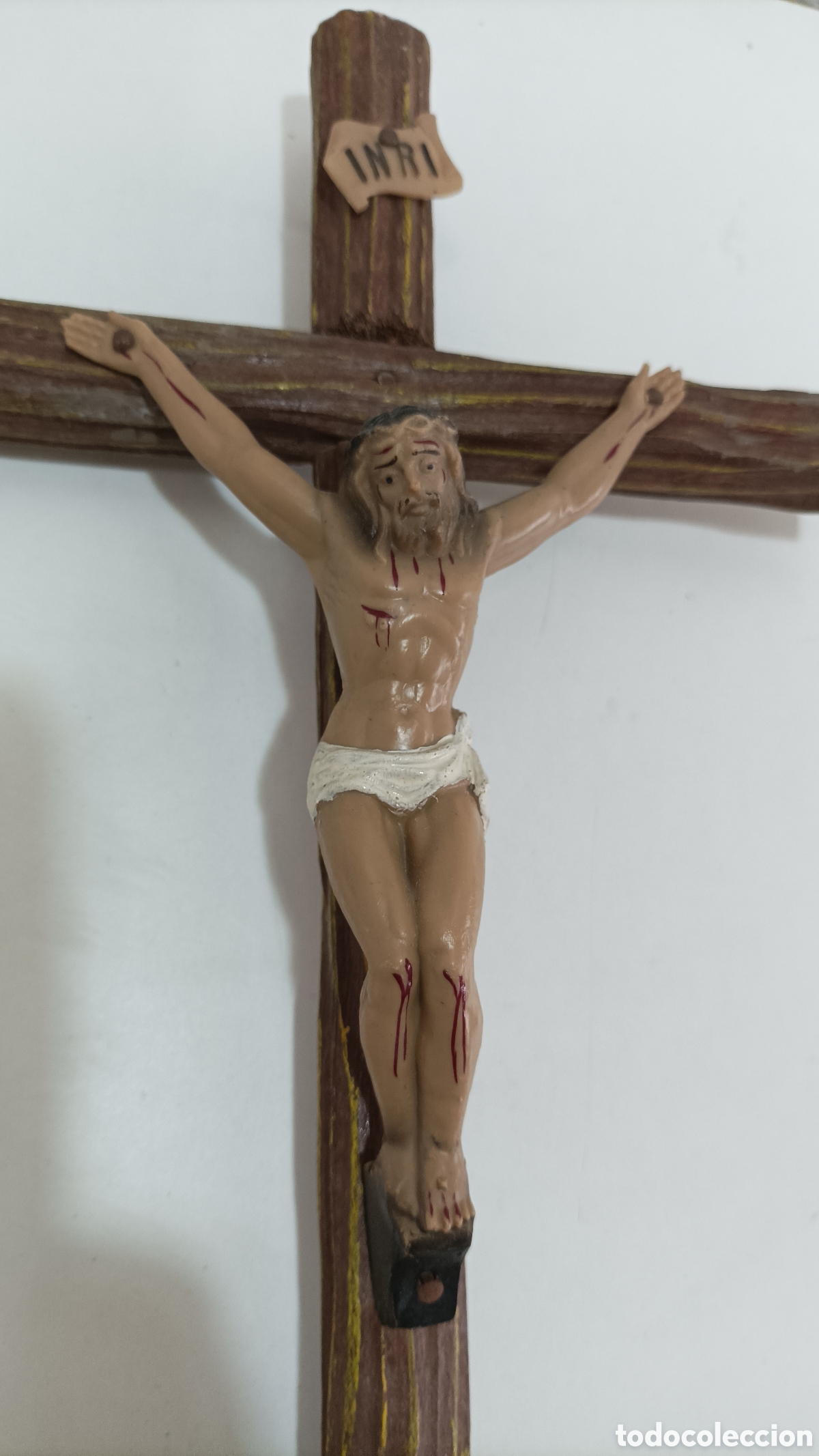 Antig&uuml;edades: Crucifijo antiguo - Foto 2