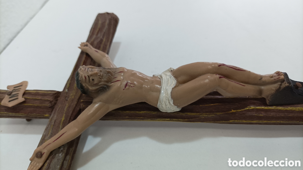 Antig&uuml;edades: Crucifijo antiguo - Foto 5
