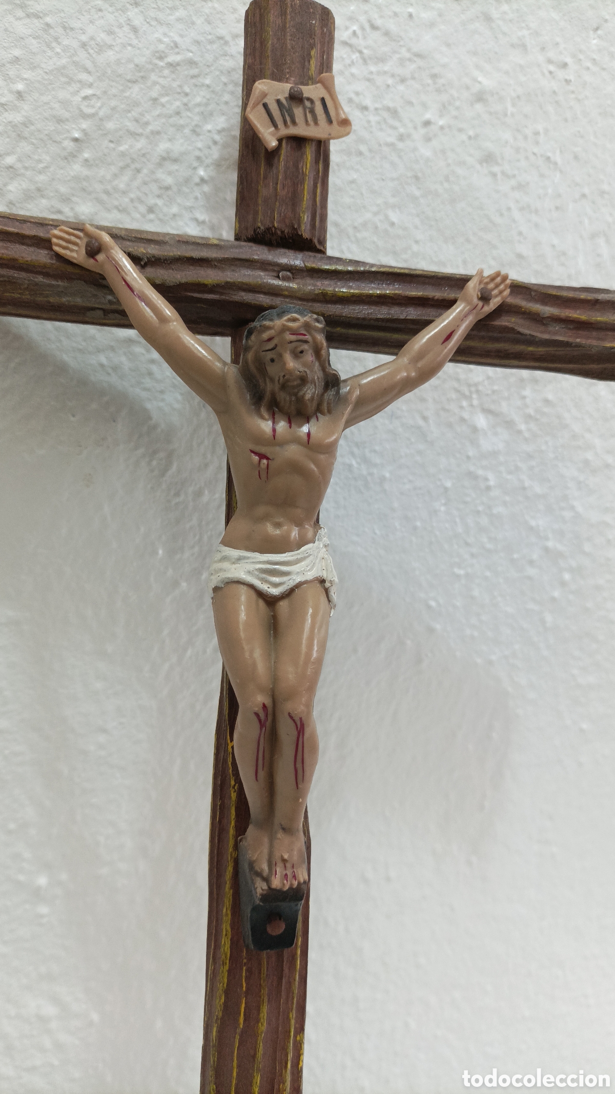 Antig&uuml;edades: Crucifijo antiguo - Foto 7