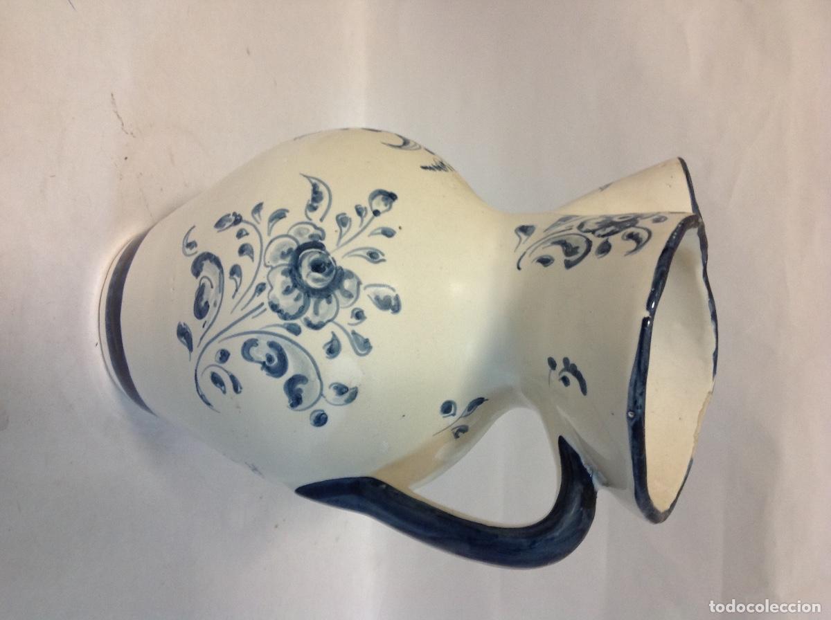 Antig&uuml;edades: Jarra de caeramica de Talavera - Foto 3