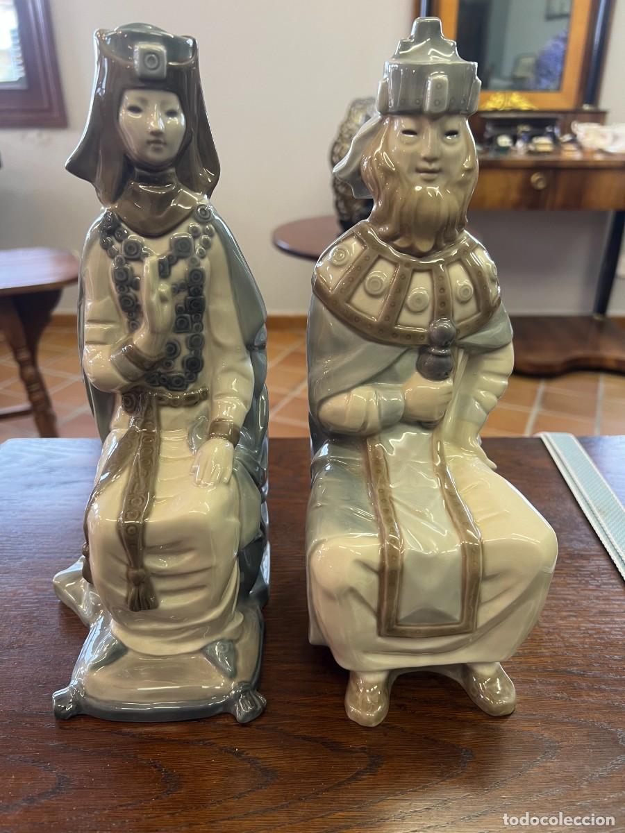 Antig&uuml;edades: PAREJA DE REYES G&Oacute;TICOS DE LLADR&Oacute; - Foto 1