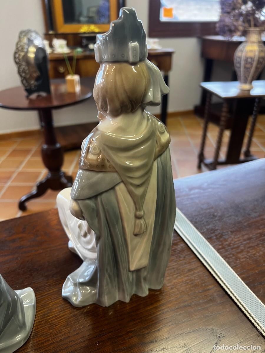 Antig&uuml;edades: PAREJA DE REYES G&Oacute;TICOS DE LLADR&Oacute; - Foto 4