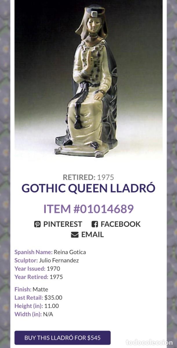 Antig&uuml;edades: PAREJA DE REYES G&Oacute;TICOS DE LLADR&Oacute; - Foto 8