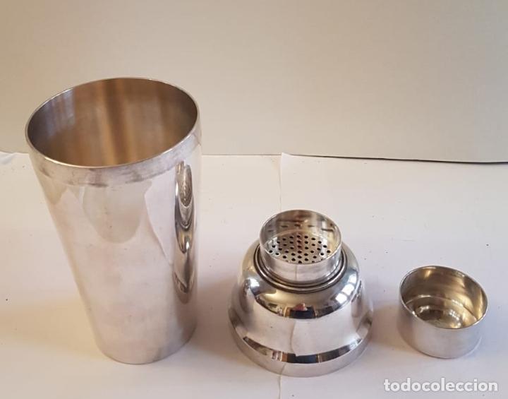 Antig&uuml;edades: COCTELERA ART DECO CHAPADA EN PLATA - Foto 2