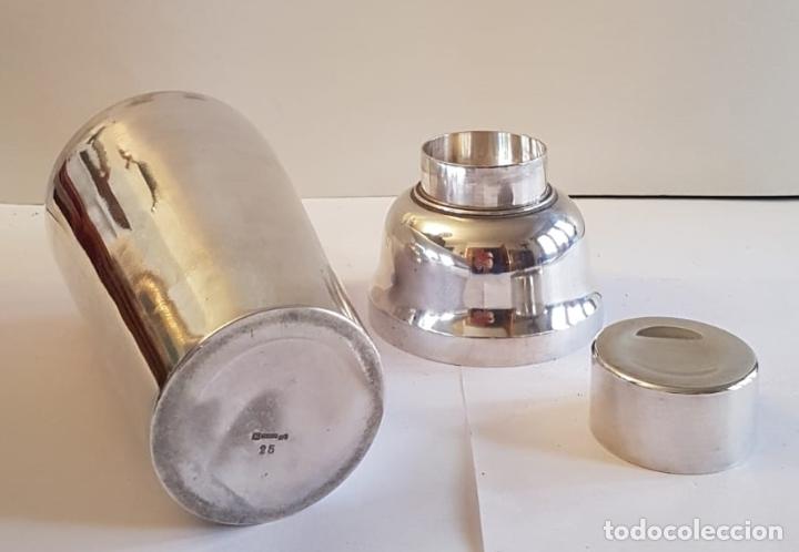 Antig&uuml;edades: COCTELERA ART DECO CHAPADA EN PLATA - Foto 3