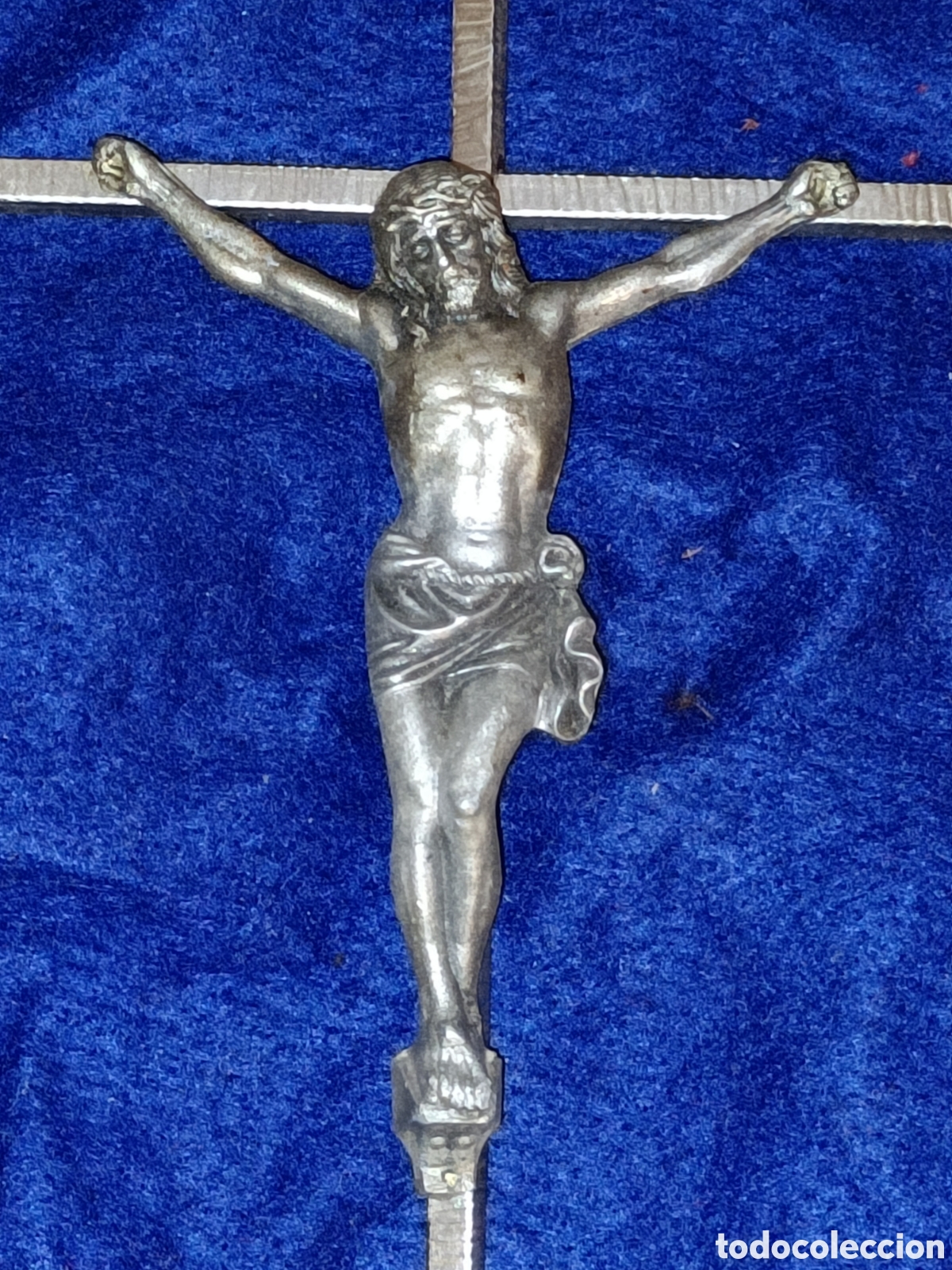 Antig&uuml;edades: Crucifijo 21 x 10 cms - Foto 2