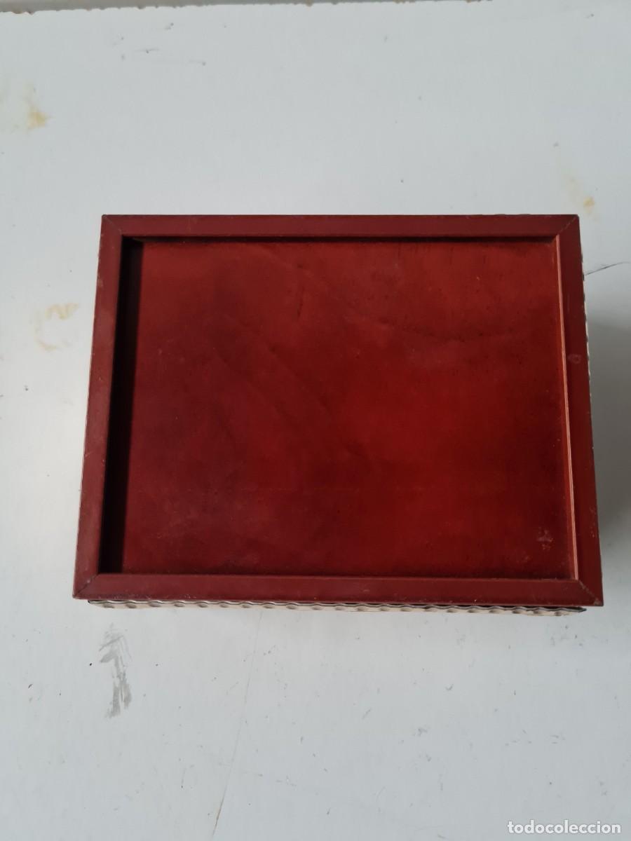 Antig&uuml;edades: CAJA PLATA Y MADERA 13 X 10 X 6 CMS - Foto 6