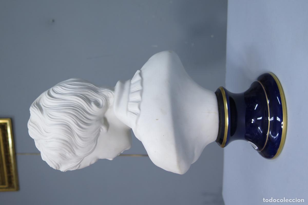 Antig&uuml;edades: BUSTO DE JOVEN. BISCUIT. SIGUIENDO MODELOS LIMOGES - Foto 4