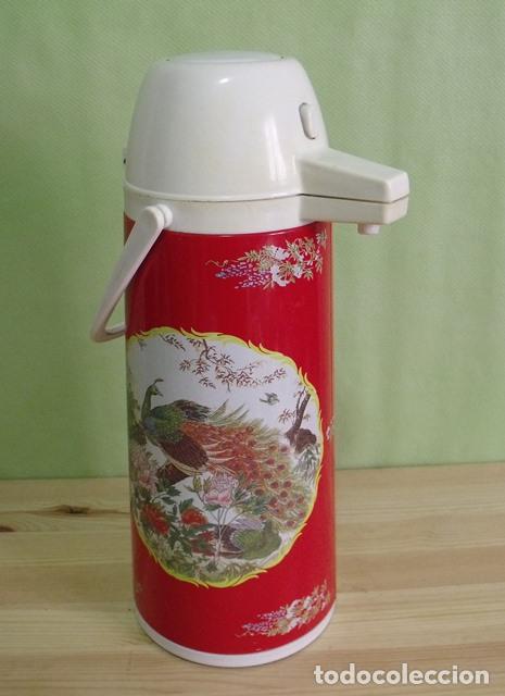 Antiquit&eacute;s: Termo Dispensador Caf&eacute; Tama&ntilde;o Familiar - Pavo Real