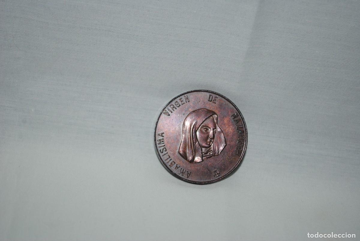 Antig&uuml;edades: MEDALLA DE LA VIRGEN DE NAZARETH - Foto 1
