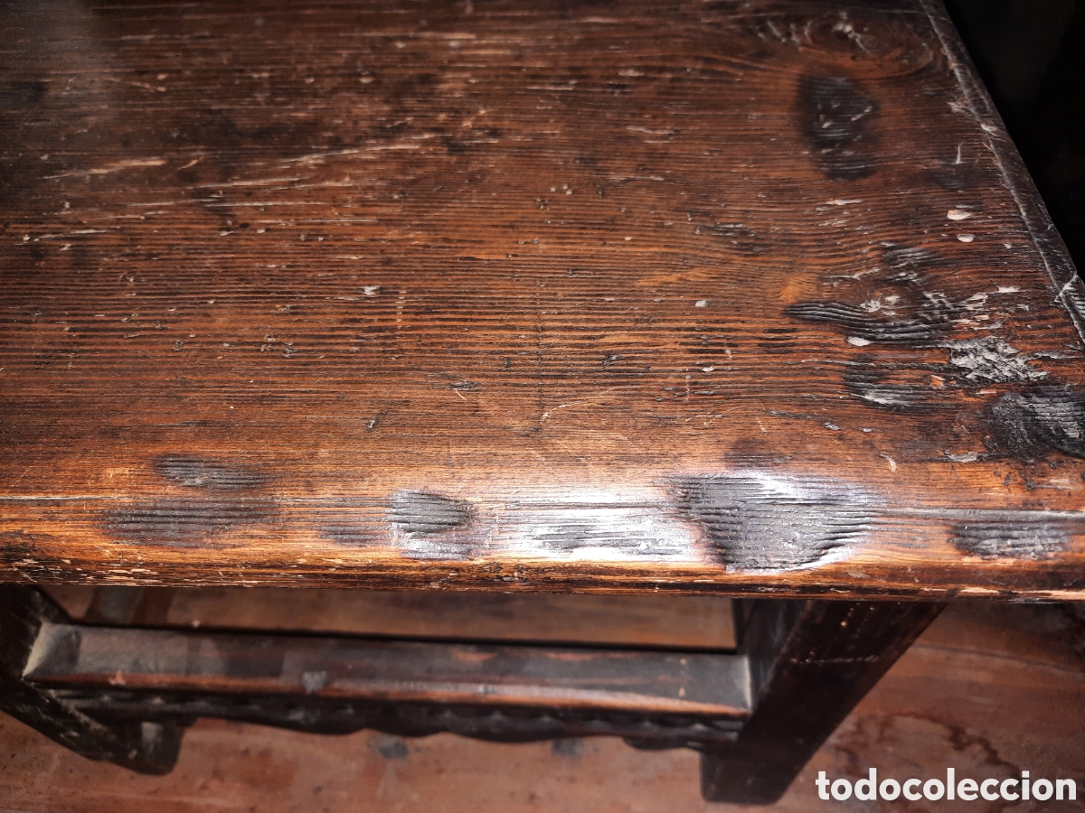 Antig&uuml;edades: Silla baja de madera - Foto 5