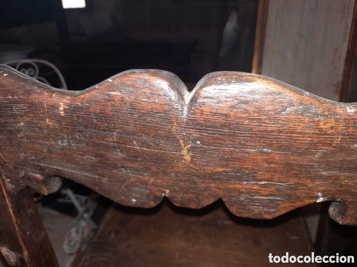 Antig&uuml;edades: Silla baja de madera - Foto 8