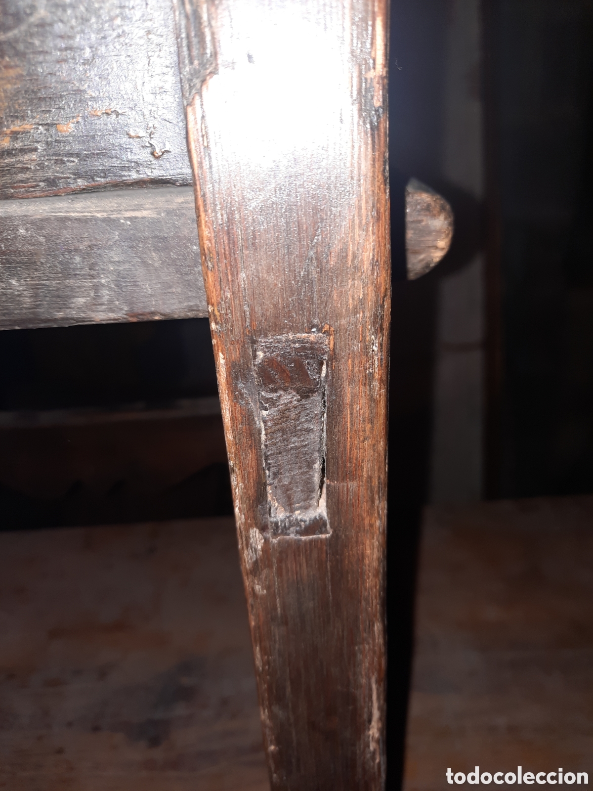 Antig&uuml;edades: Silla baja de madera - Foto 10