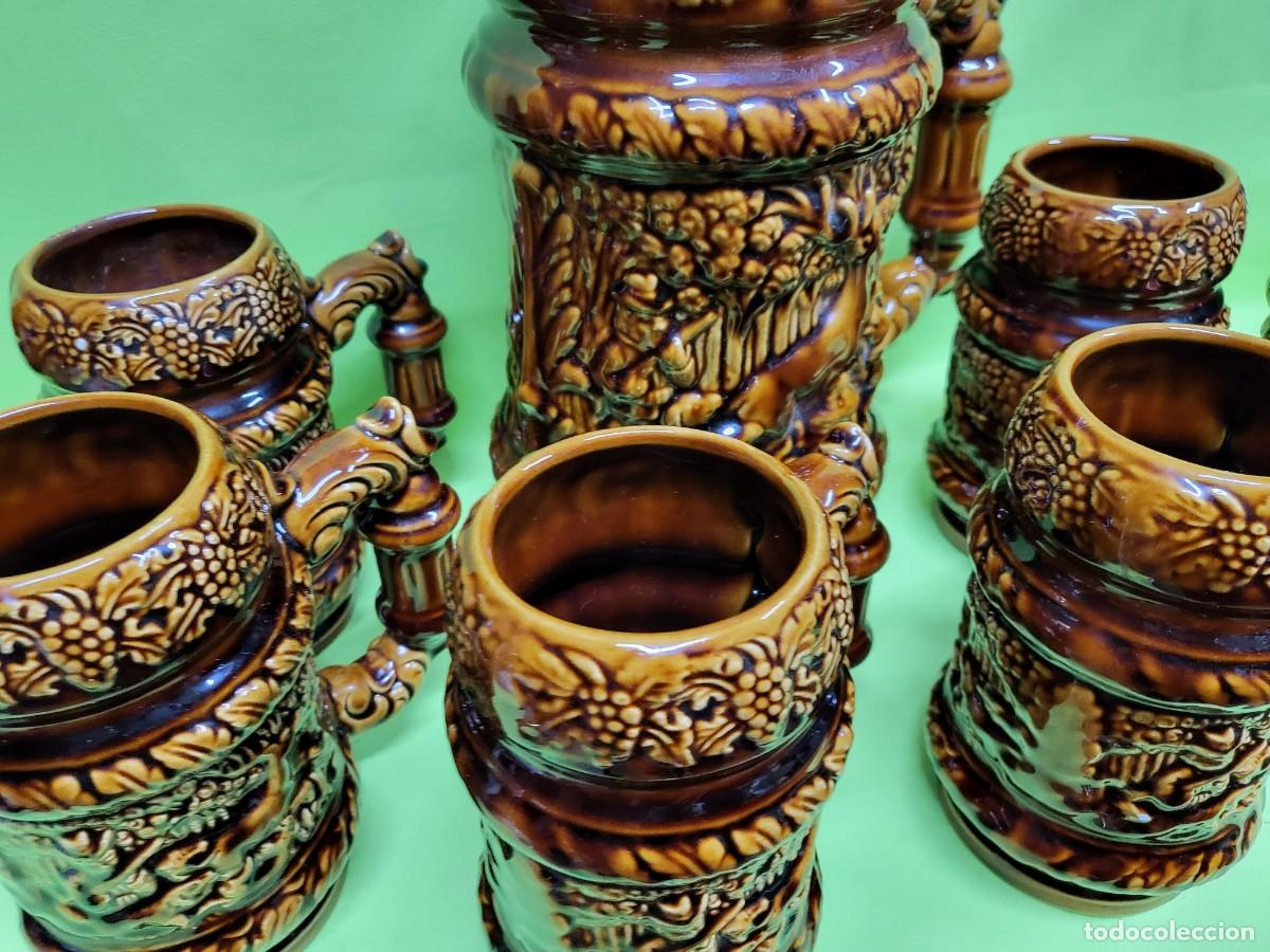 Antig&uuml;edades: JUEGO DE JARRAS DE PORCELANA - Foto 4