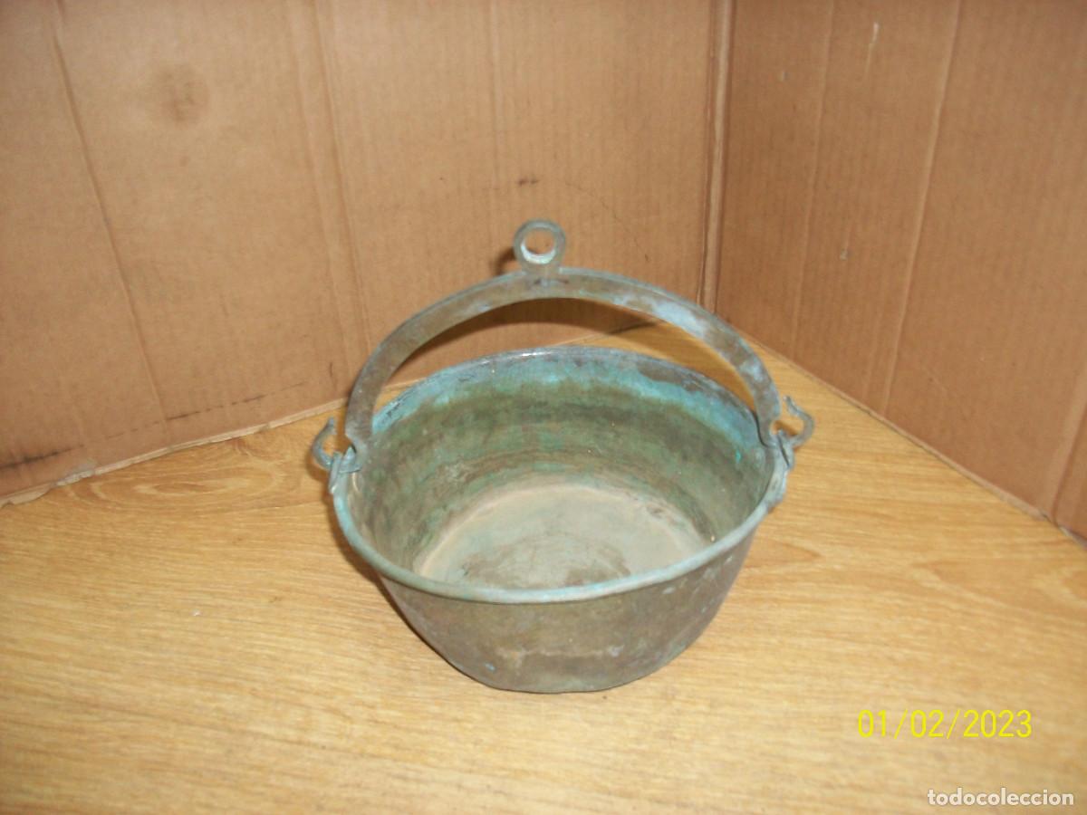 Antig&uuml;edades: ANTIGUA OLLA DE BRONCE - Foto 2