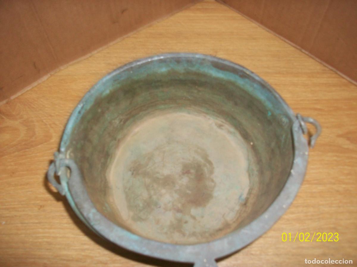 Antig&uuml;edades: ANTIGUA OLLA DE BRONCE - Foto 3