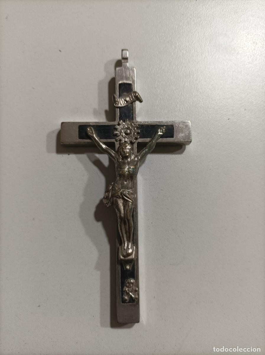 Antig&uuml;edades: Crucifijo para colgar - Foto 2