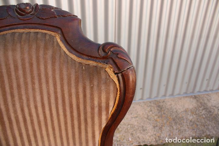 Antig&uuml;edades: 2 sillas isabelinas - Foto 3