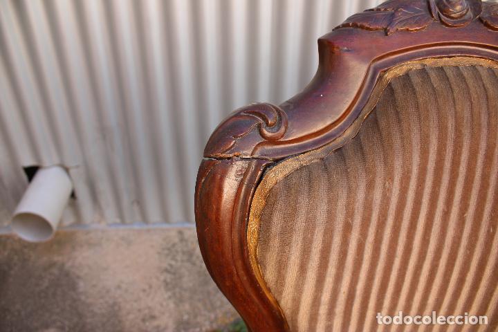 Antig&uuml;edades: 2 sillas isabelinas - Foto 10