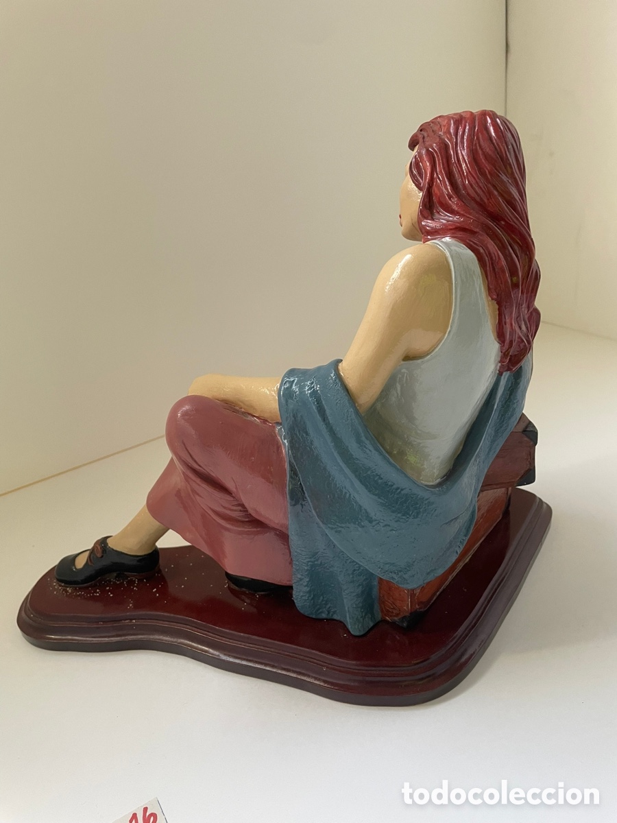 Antig&uuml;edades: Figura busto mujer - Foto 5
