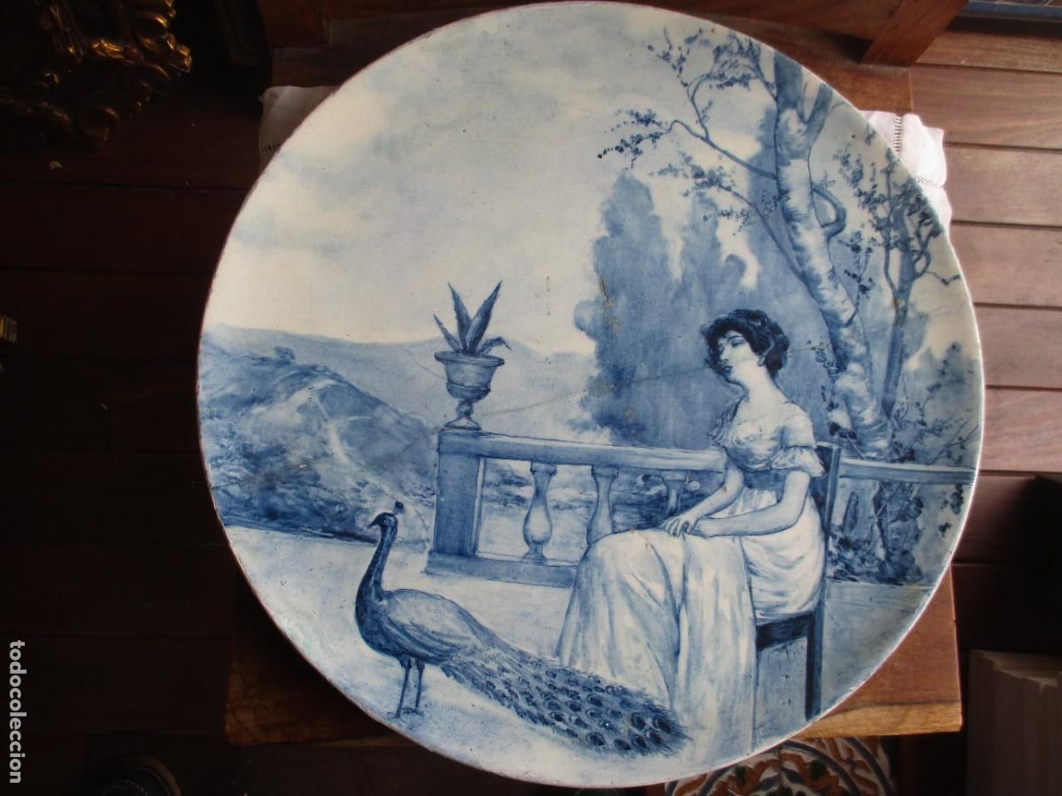 Antig&uuml;edades: Plato Triana del siglo XIX - Foto 1