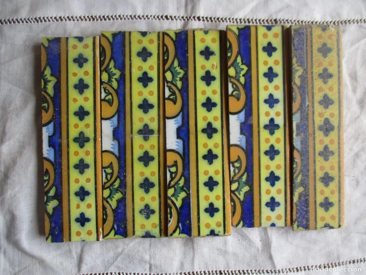 Antig&uuml;edades: Azulejos cenefas antiguas - Foto 1
