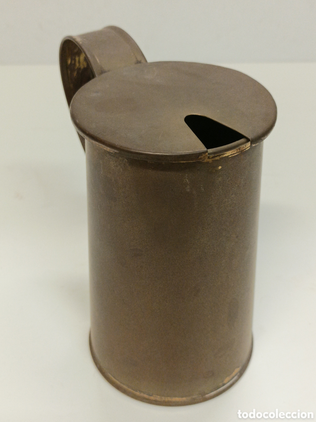 Antig&uuml;edades: Jarra chapa lat&oacute;n o bronce - Foto 4