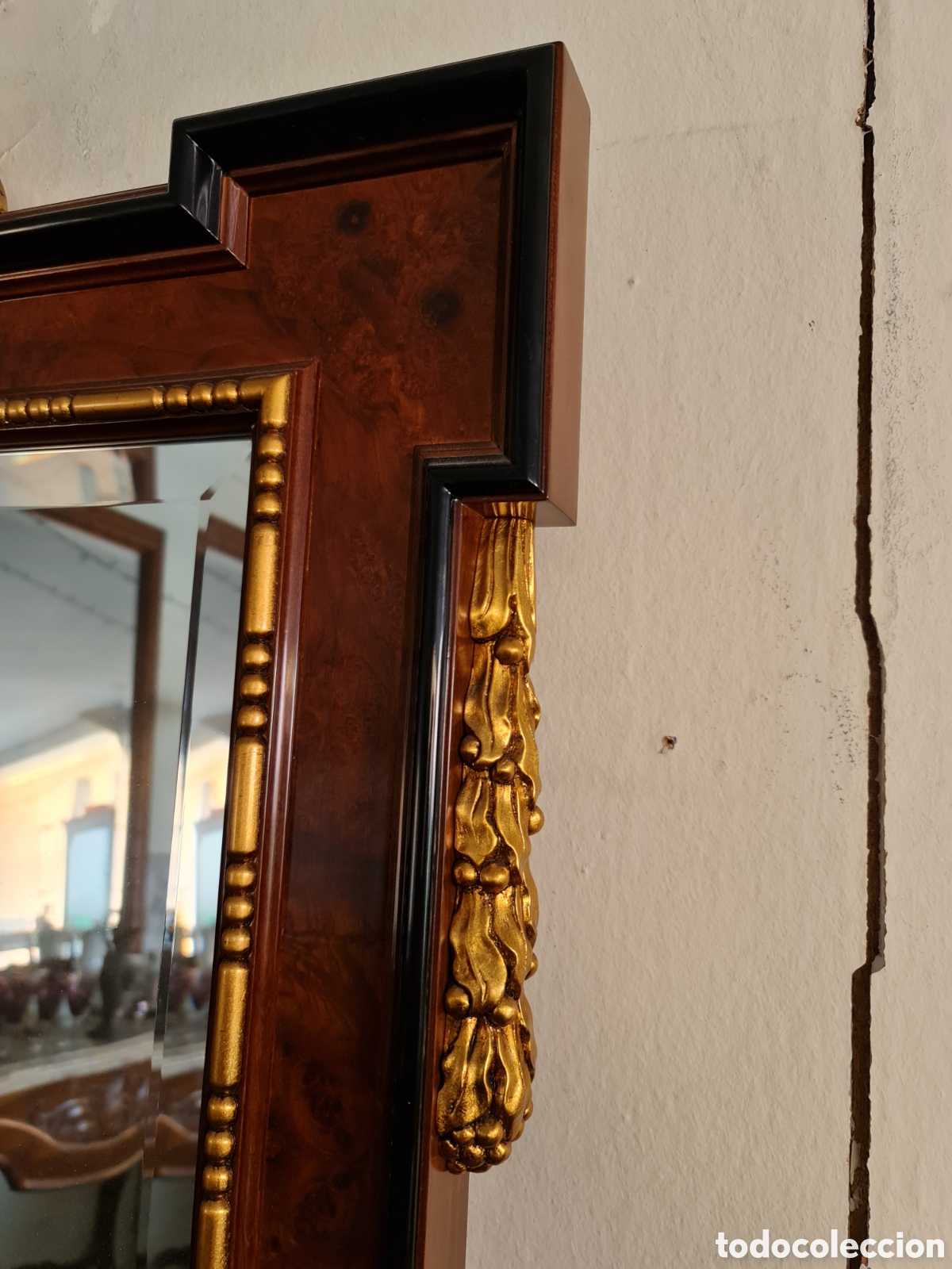 Antig&uuml;edades: Espejo imperio de madera - Foto 4