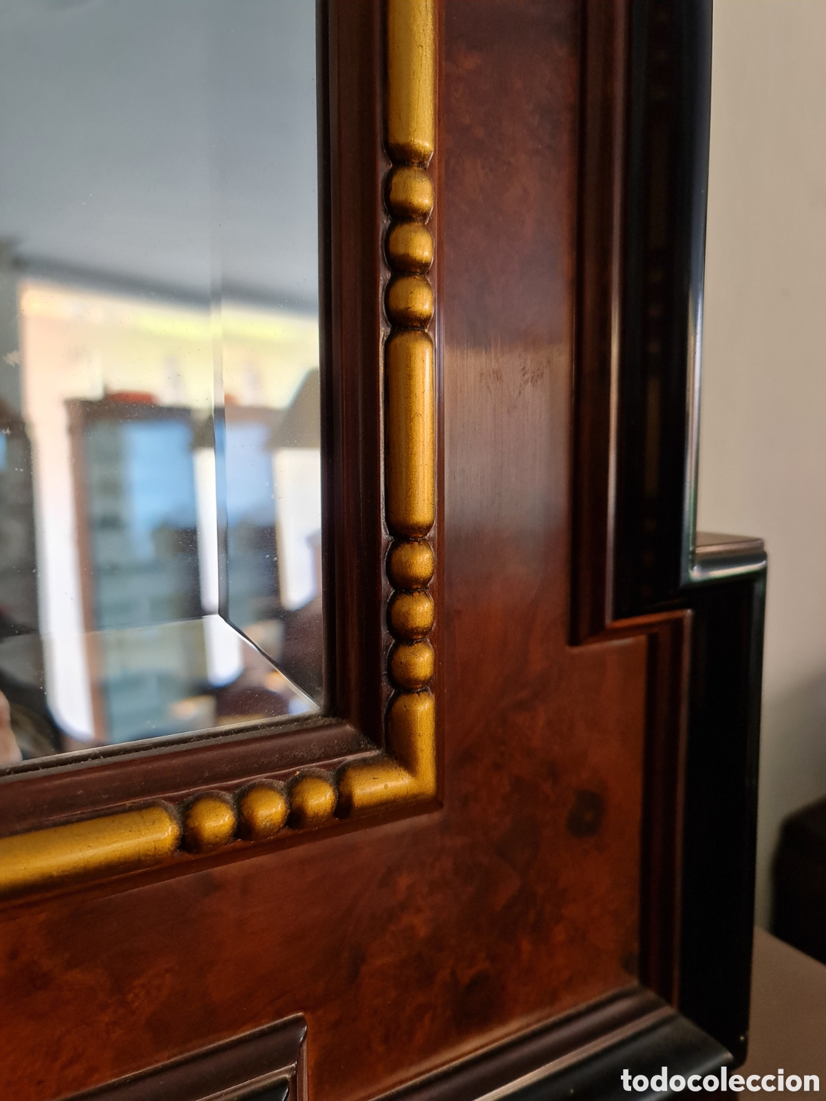 Antig&uuml;edades: Espejo imperio de madera - Foto 6