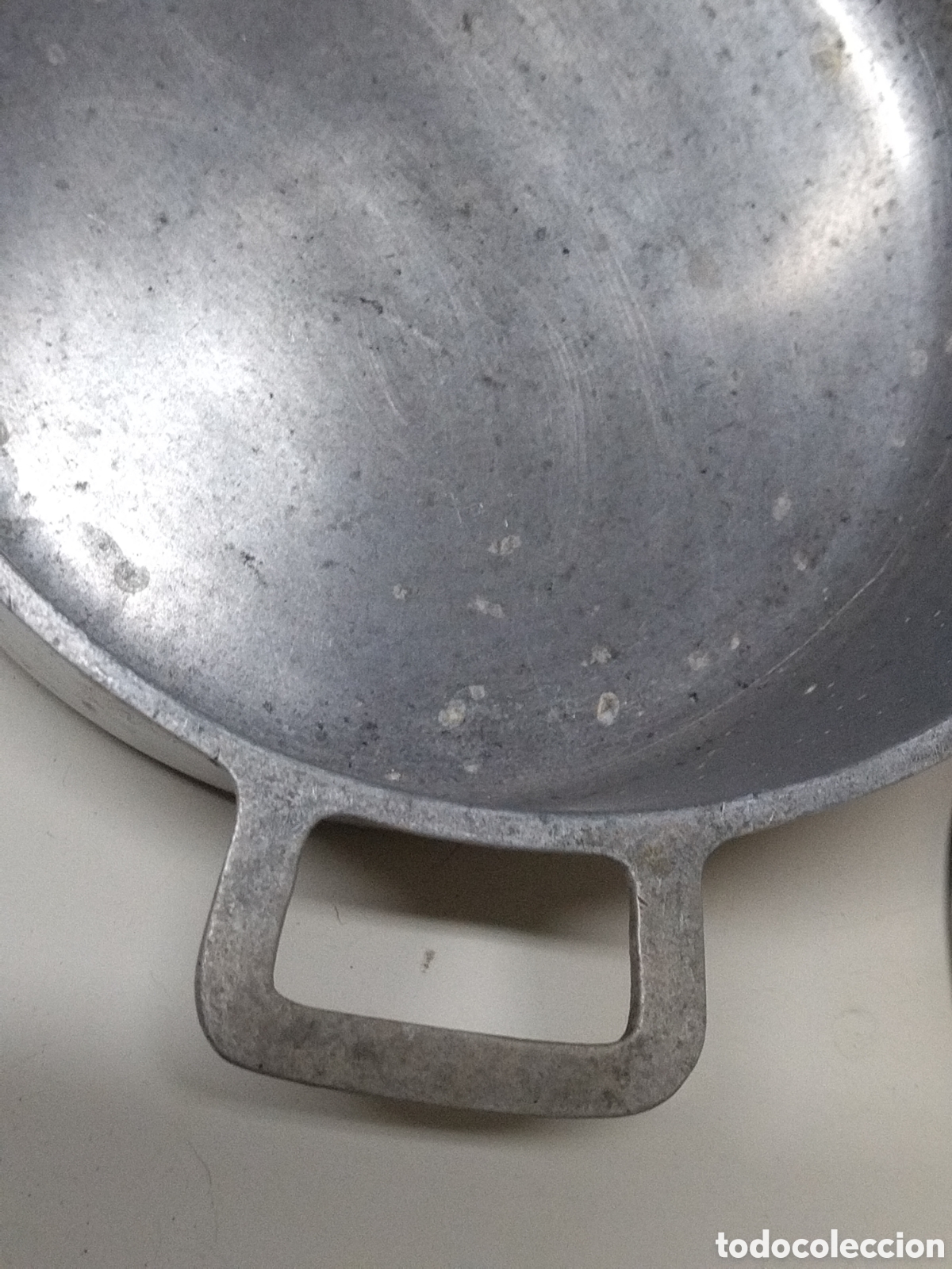 Antig&uuml;edades: Cacerola, olla, Perol de aluminio marca fundal 18 - Foto 6