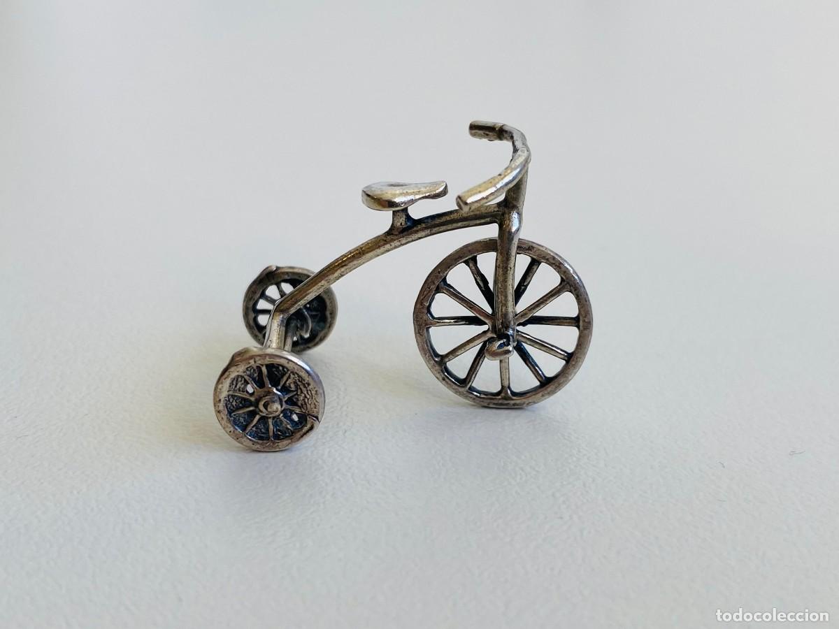 Antig&uuml;edades: Miniatura de plata 925 (Bicicleta) - Foto 1