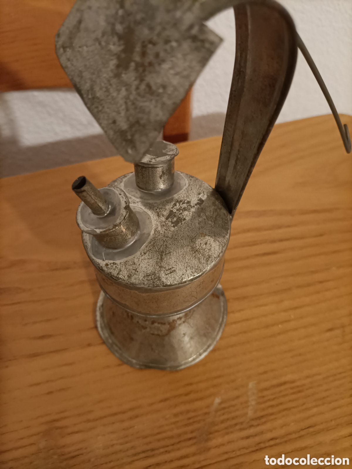 Antig&uuml;edades: Farol chapa. 21 x 9 cms - Foto 2