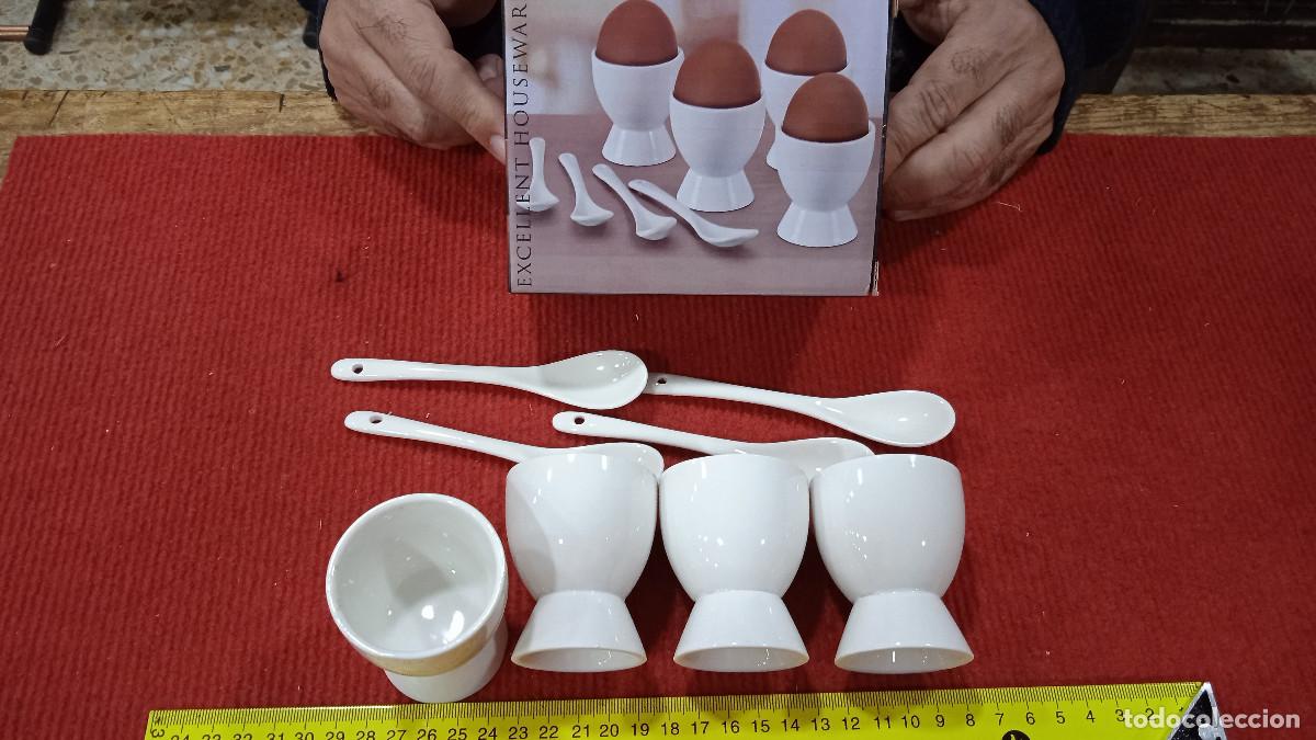 Antig&uuml;edades: HUEVERAS CON CUCHARILLAS - Foto 2
