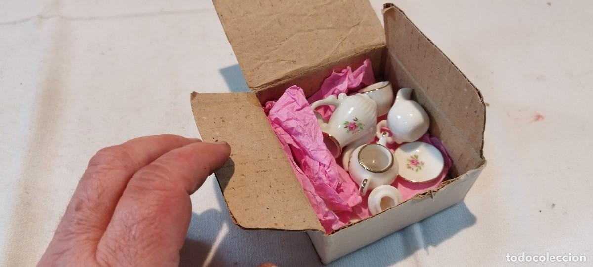 Antig&uuml;edades: JUEGO DE CAF&Eacute; / MINIATURA / ENT107 - Foto 1