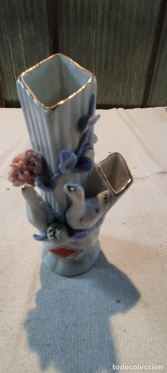 Antig&uuml;edades: FLORERO CHINA 12 CM / ENT105 - Foto 1