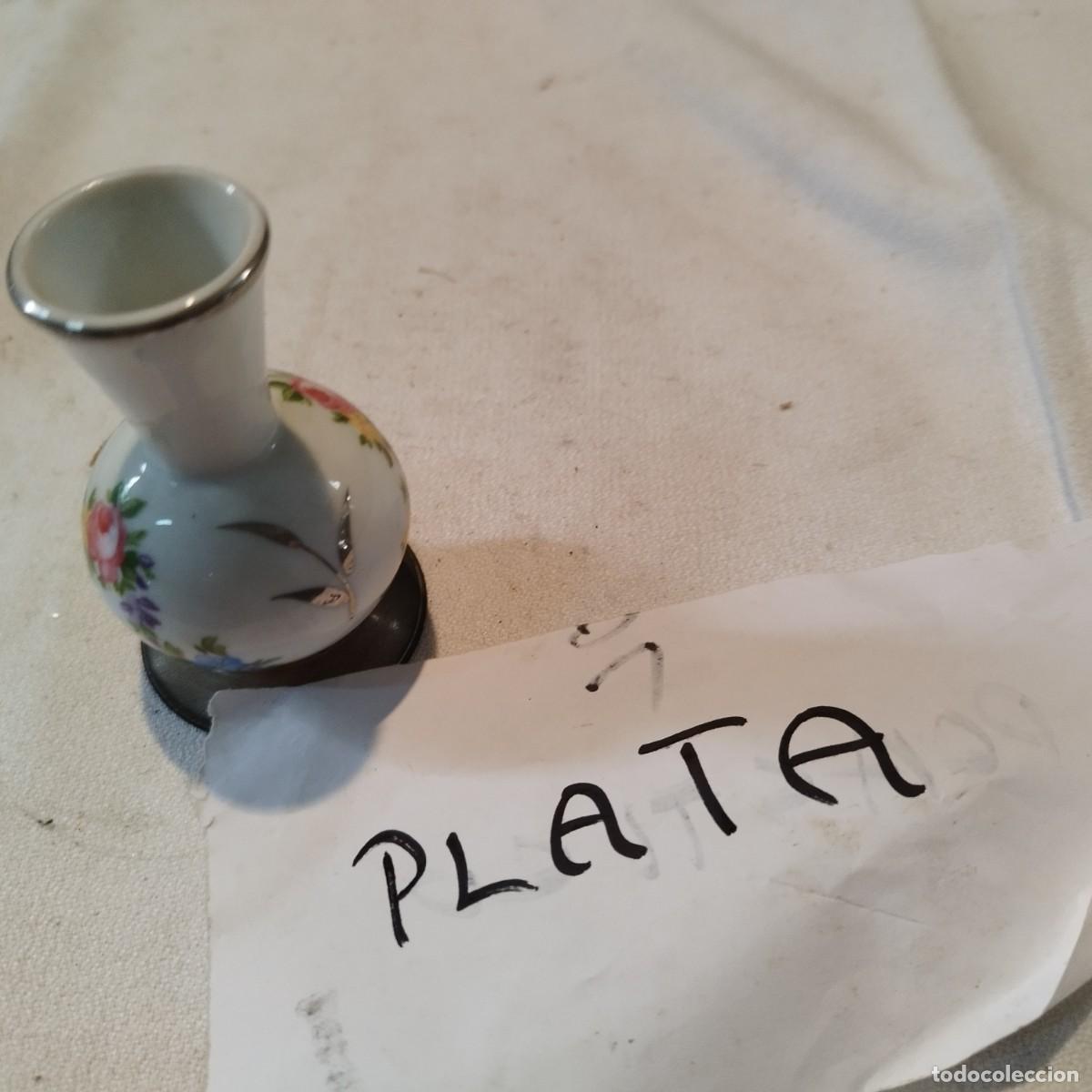 Antig&uuml;edades: FLORERO 8 CM BASE PLATA / GRAVOL 49 - Foto 3