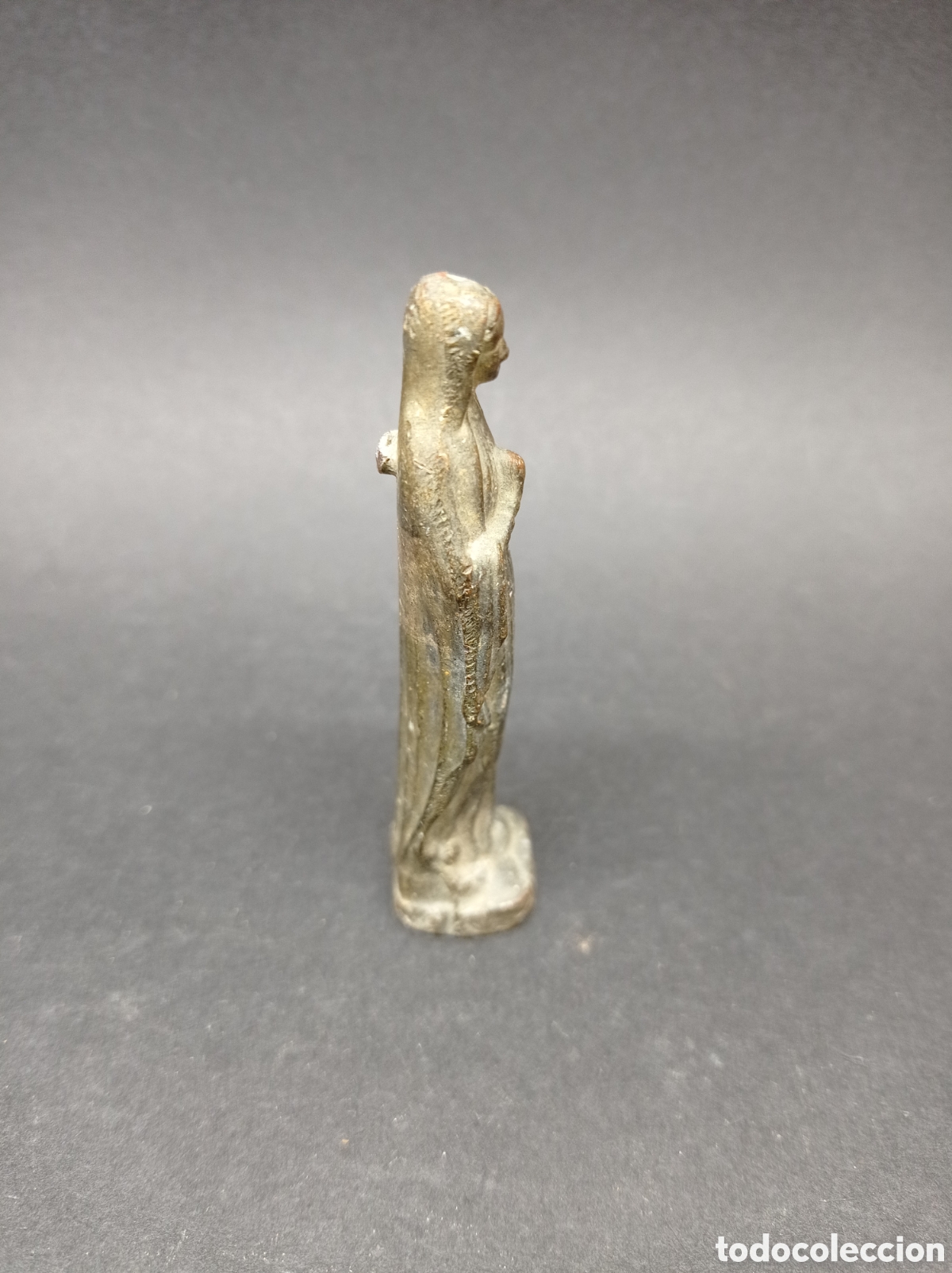 Antig&uuml;edades: Virgen antigua de metal - Foto 3